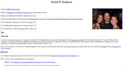 Desktop Screenshot of pat-thompson.net